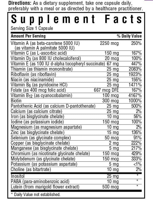 Bluebonnet Multi One (With Iron) 120 VegCap