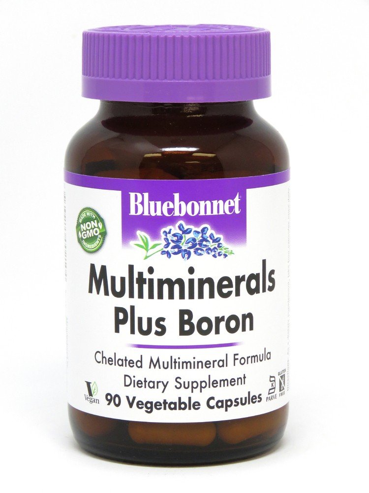 Bluebonnet Multi Minerals Plus Boron 90 Capsule