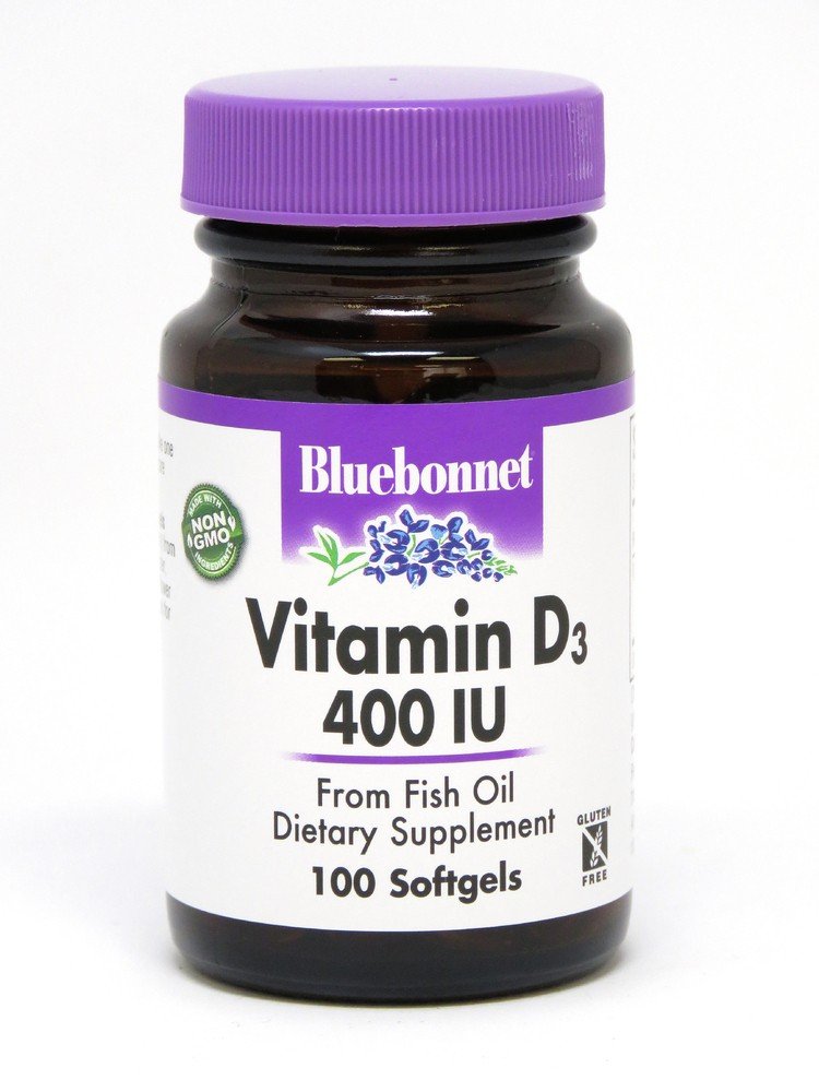 Bluebonnet Vitamin D 400IU 100 Softgel