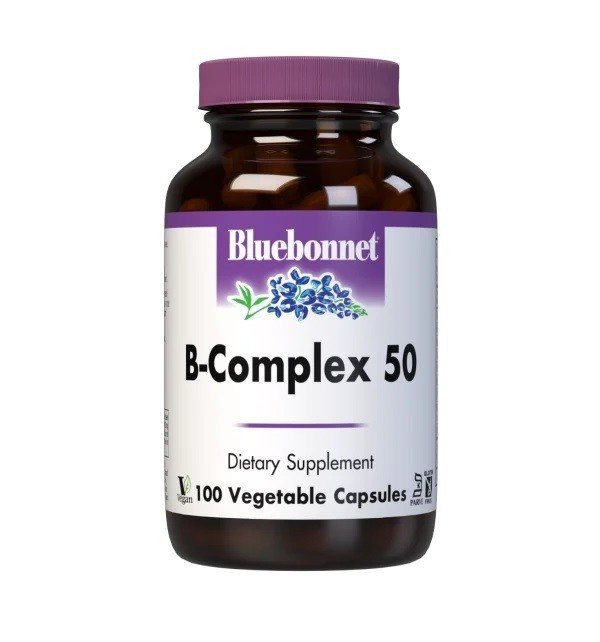 Bluebonnet B-Complex 50 100 Vegetable Capsules