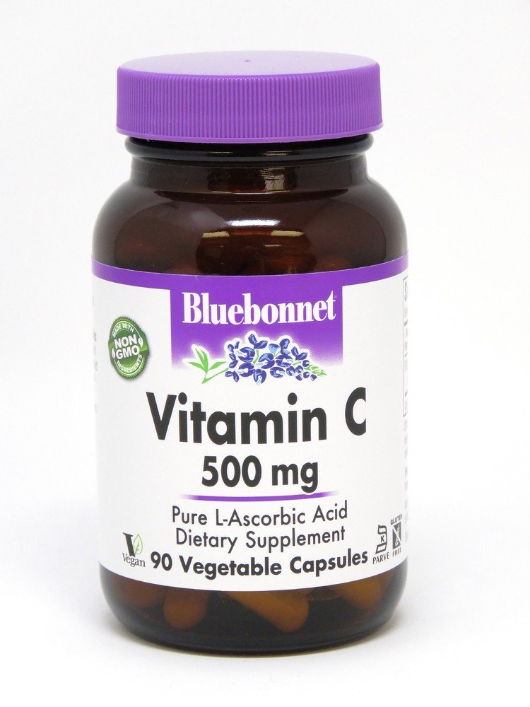 Bluebonnet Vitamin C 500mg 90 VegCaps