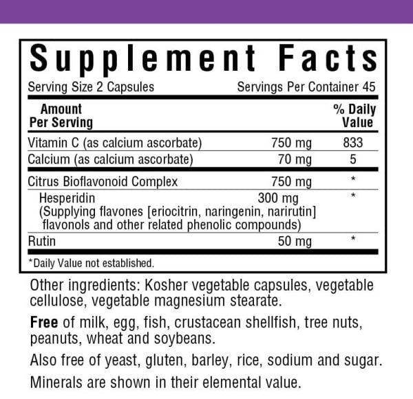 Bluebonnet Mega Bio-C Formula 90 VegCaps