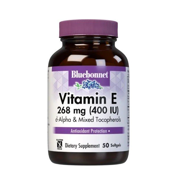 Bluebonnet Vitamin E 268 mg (400IU) 50 Softgel