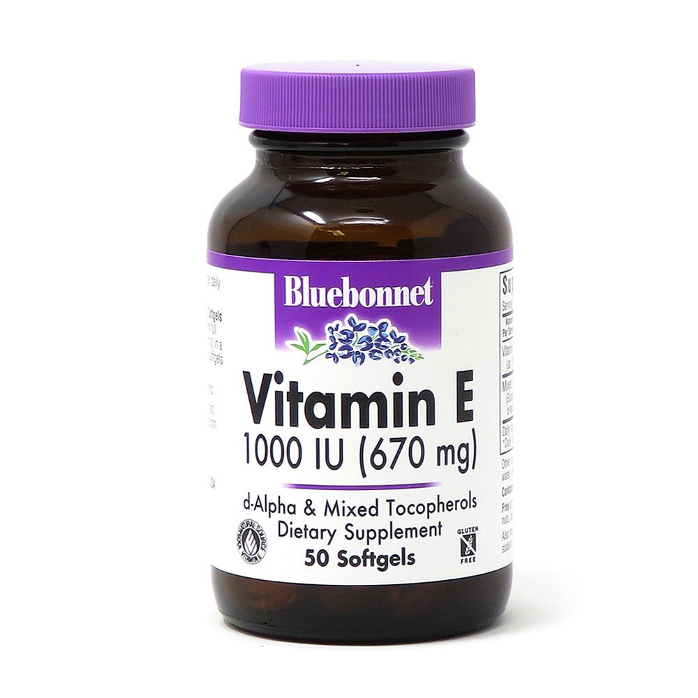 Bluebonnet Vitamin E 1000 IU Mixed 50 Softgel