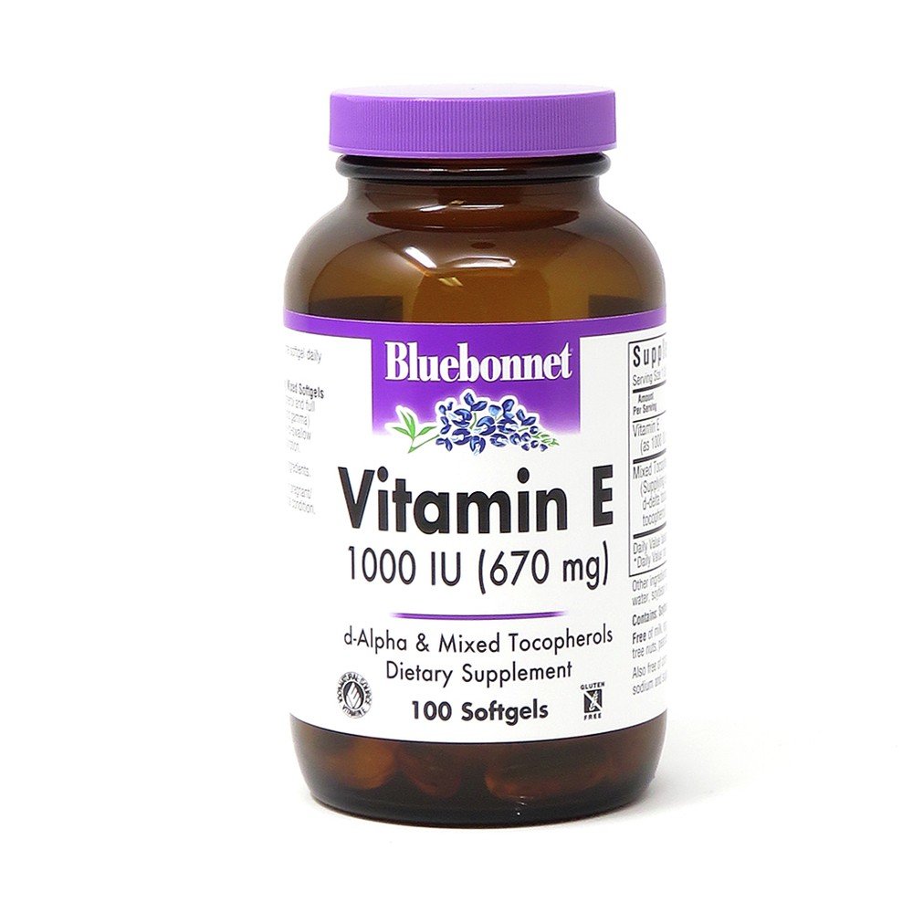 Bluebonnet Vitamin E 1000 IU Mixed 100 Softgel