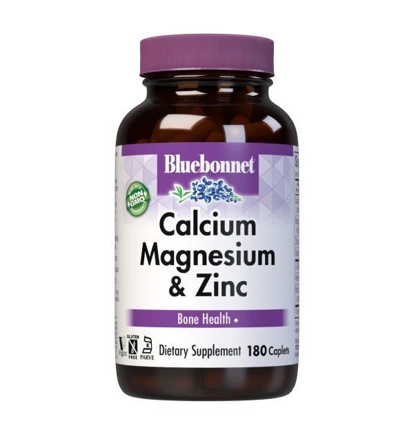 Bluebonnet Calcium Magnesium Plus Zinc 180 Caplet