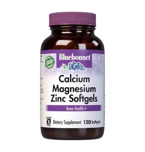 Bluebonnet Calcium Magnesium Zinc 120 Softgel