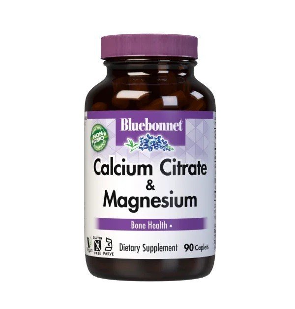 Bluebonnet Calcium Citrate Plus Magnesium 90 Caplet