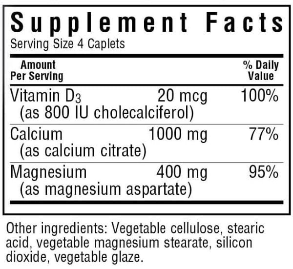 Bluebonnet Calcium Citrate Magnesium Vitamin D3 90 Caplet