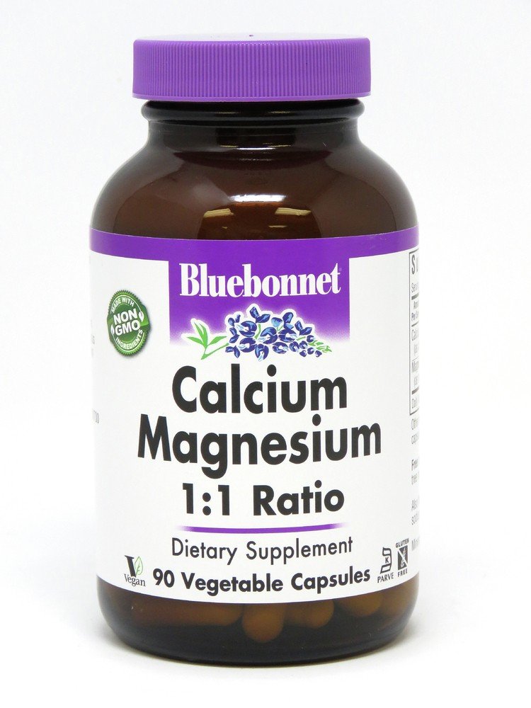 Bluebonnet Calcium Magnesium 1:1 Ratio 90 Capsule