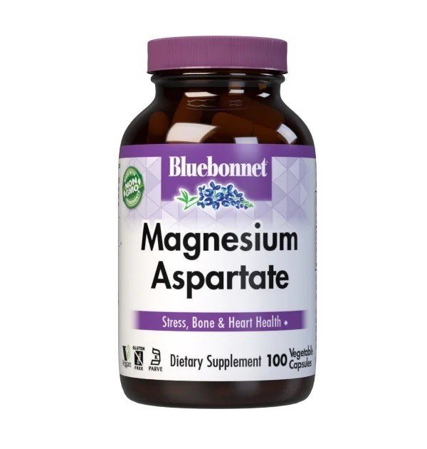 Bluebonnet Magnesium Aspartate 400mg 100 Capsule