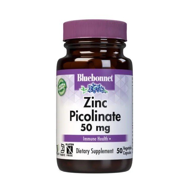 Bluebonnet Zinc Picolinate 50mg 50 VegCap