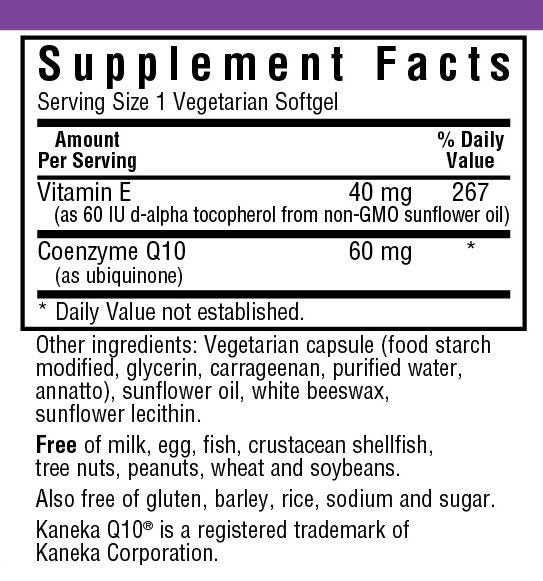 Bluebonnet CoQ10 60mg 30 Softgel