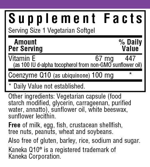 Bluebonnet CoQ10 100mg 30 Softgel