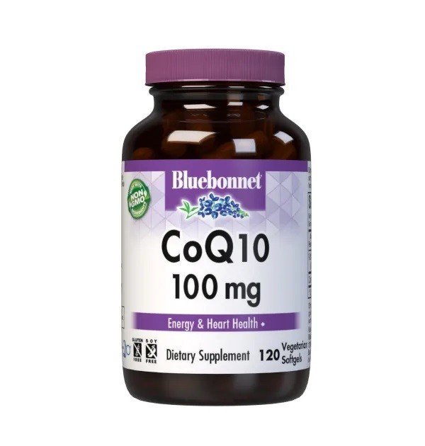 CoQ10 | Bluebonnet | Energy | Heart Health | Non GMO | Gluten Free | Soy Free | Dietary Supplement | 120 Vegetarian Softgels | VitaminLife