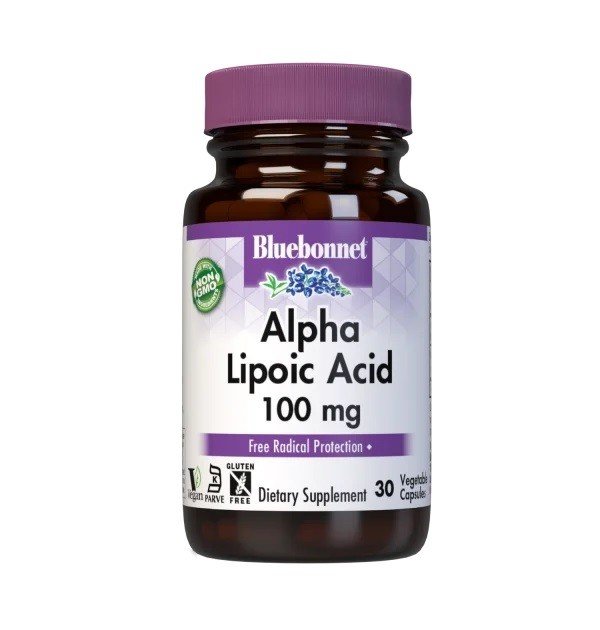 Bluebonnet Alpha Lipoic Acid 100mg 30 Capsule