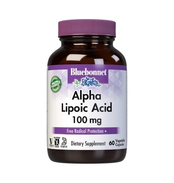 Bluebonnet Alpha Lipoic Acid 100mg 60 Capsule