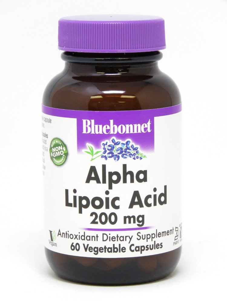 Bluebonnet Alpha Lipoic Acid 200mg 60 Capsule