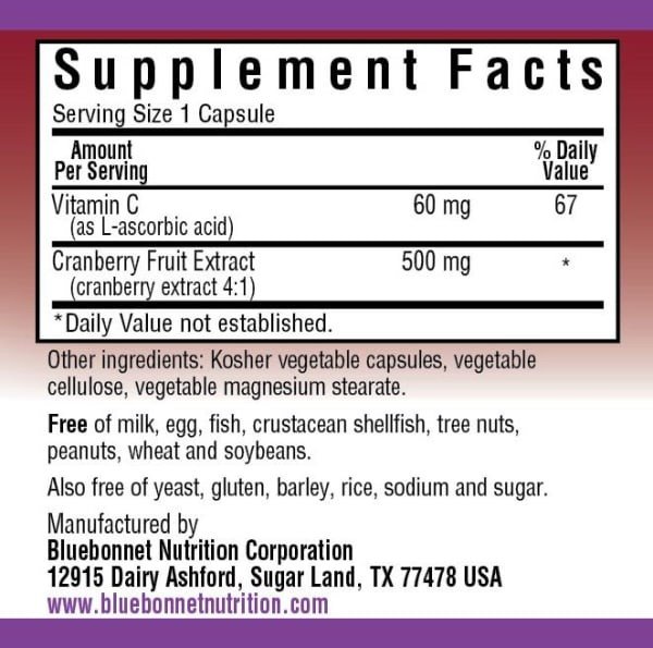 Bluebonnet Super Fruit Cranberry Fruit Extract 60 VegCap