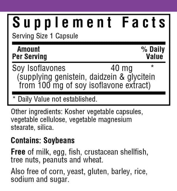 Bluebonnet Non-GMO Soy Isoflavones 60 VegCap