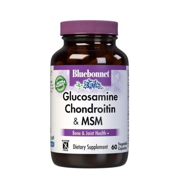Bluebonnet Glucosamine Chondroitin Plus MSM 60 Capsule