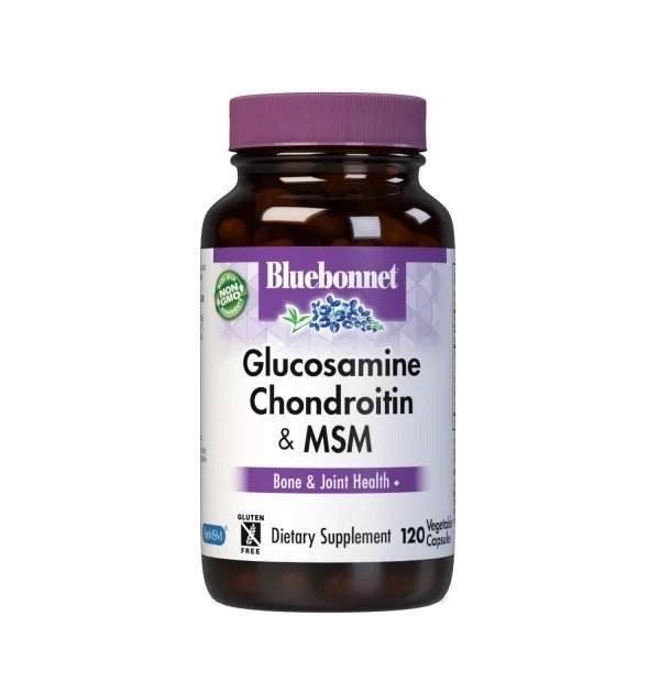 Bluebonnet Glucosamine Chondroitin Plus MSM 120 Capsule