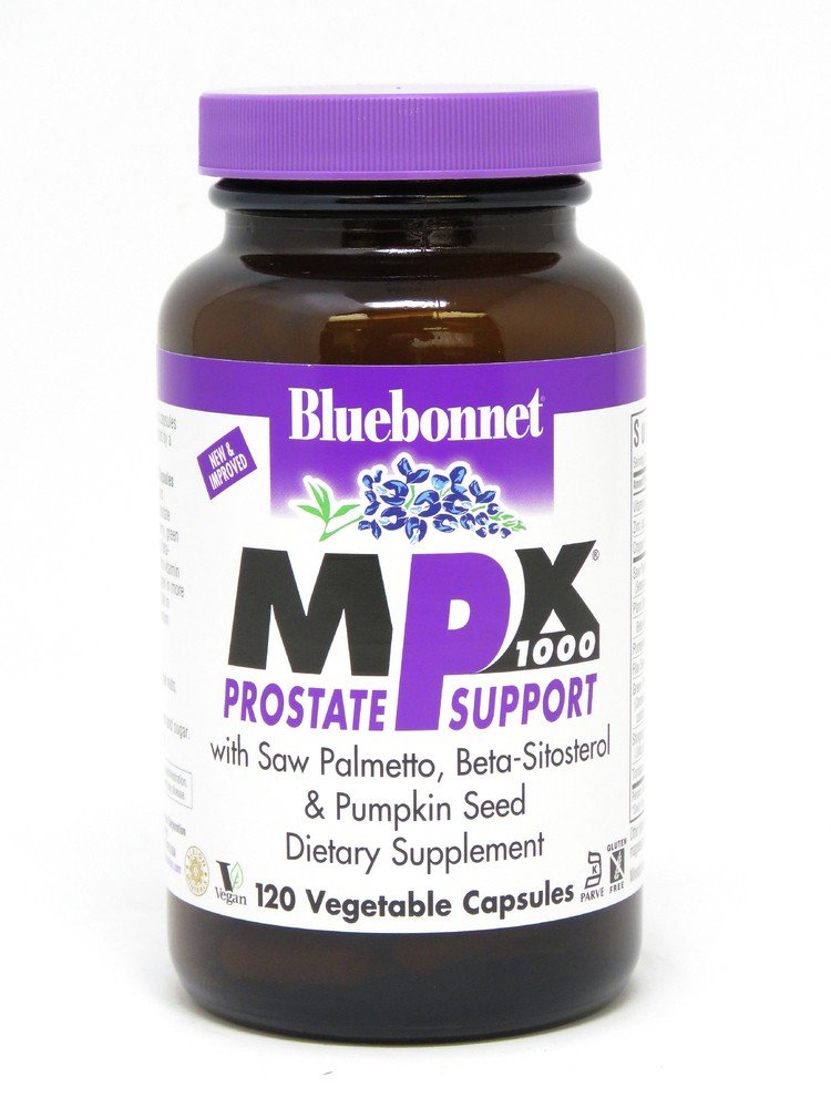 MPX-1000 | Bluebonnet | Prostate Support | Saw Palmetto | Beta Sitosterol | Pumpkin Seed | Dietary Supplement | Vegan | Dietary Supplement | VitaminLife
