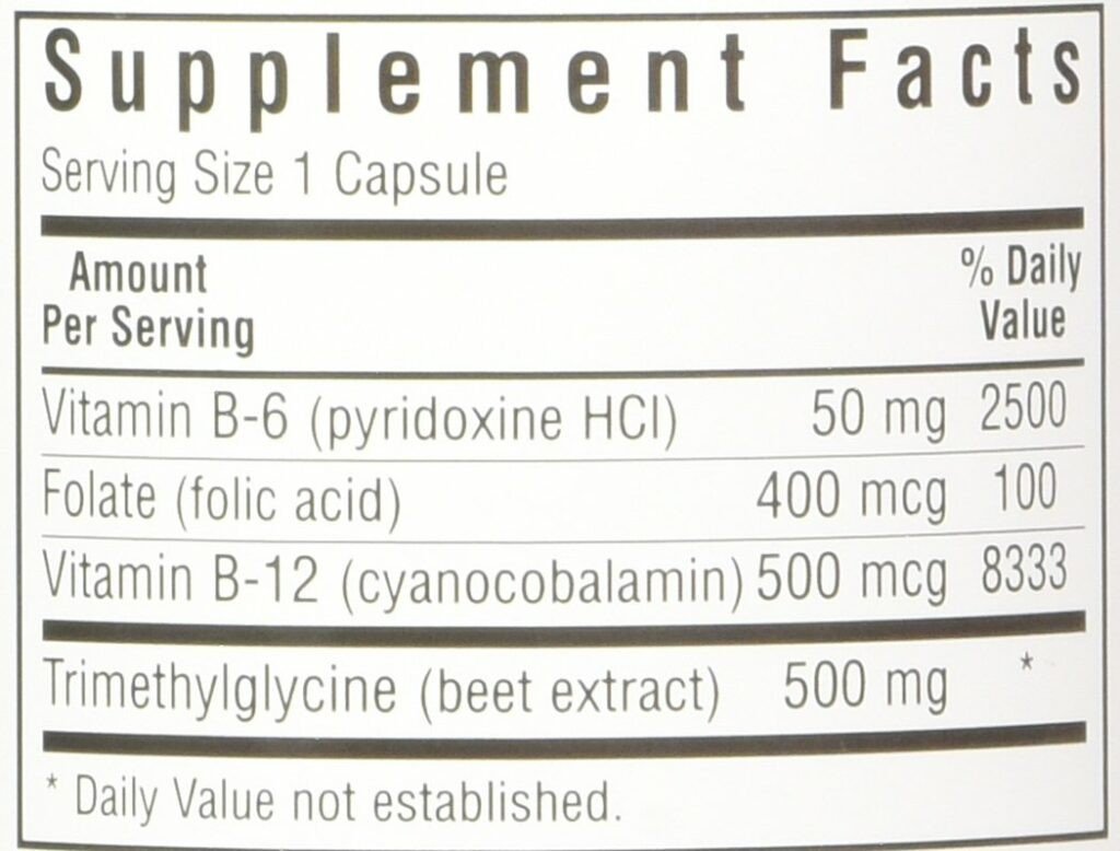 Bluebonnet Homocysteine Formula 60 VegCap