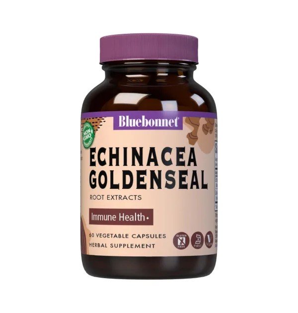 Bluebonnet Echinacea &amp; Goldenseal 250mg 60 VegCap