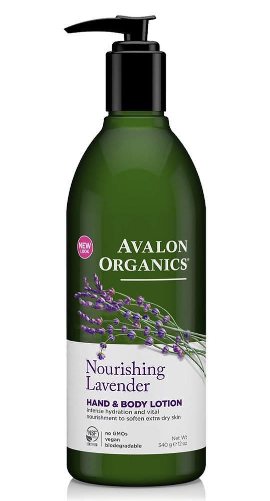 Avalon Organics Nourishing Lavender Hand & Body Lotion 12 oz Lotion