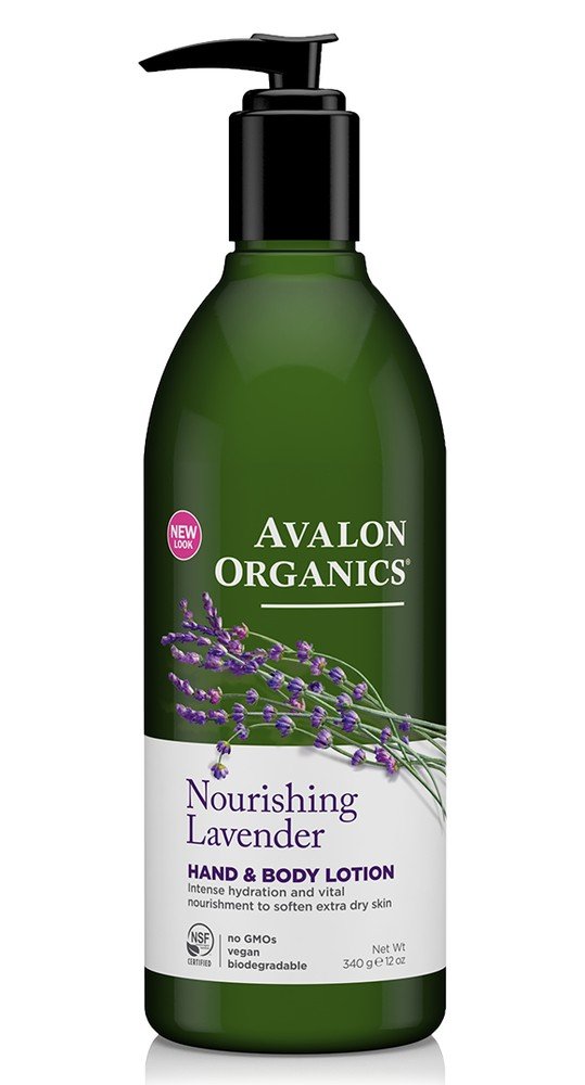 Avalon Organics Nourishing Lavender Hand &amp; Body Lotion 12 oz Lotion