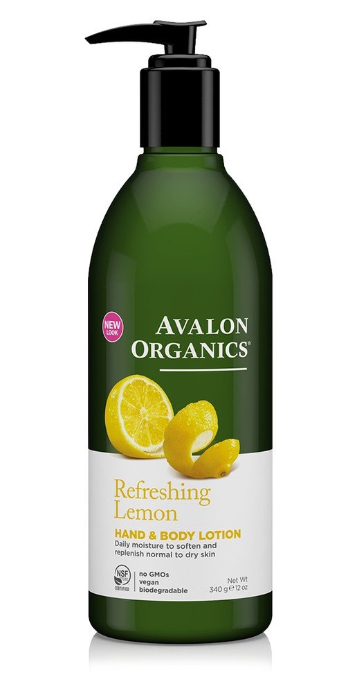 Avalon Organics Refreshing Lemon Hand & Body Lotion 12 oz Lotion