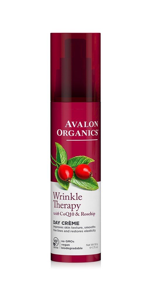 Avalon Organics Wrinkle Therapy with CoQ10 Wrinkle Day Creme 1.75 oz Cream
