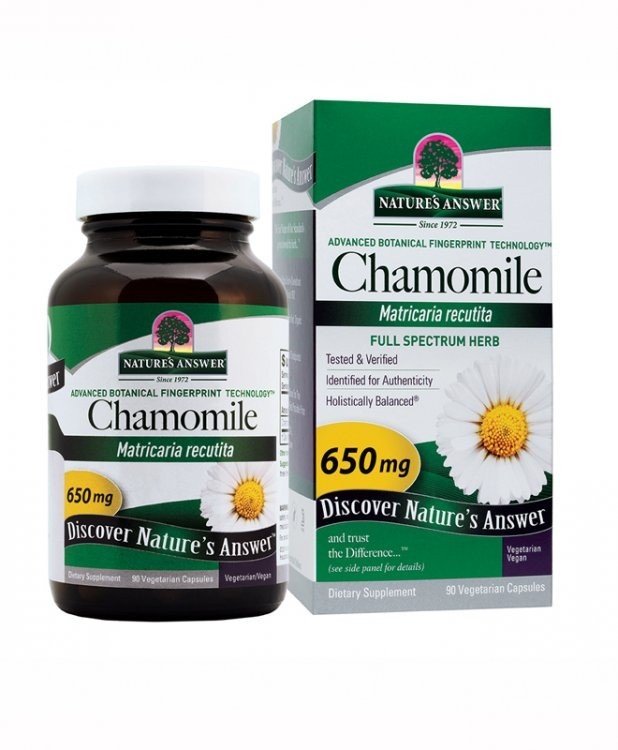 Nature's Answer Chamomile Flower 90 Capsule