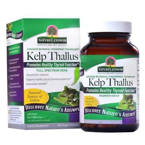 Nature's Answer Kelp Thallus 100 Capsule