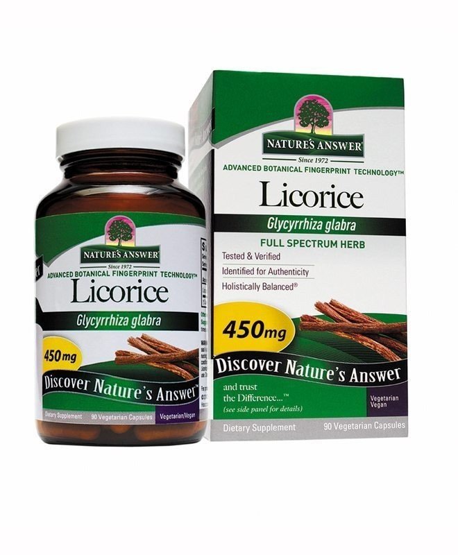 Nature&#39;s Answer Licorice Root 90 Capsule