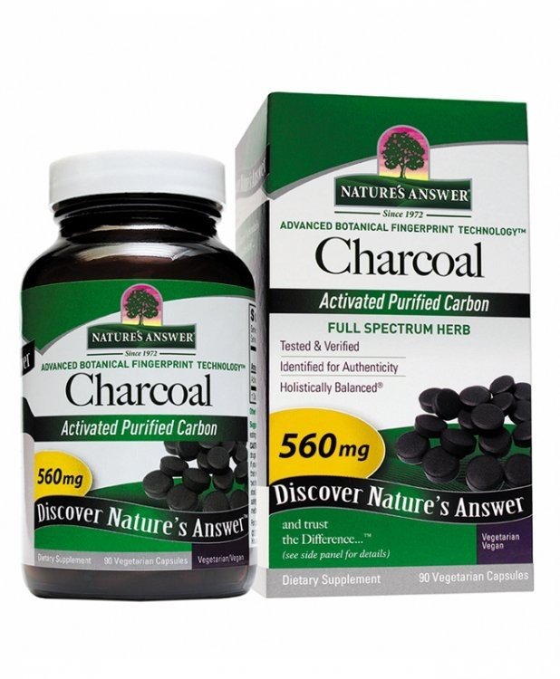 Nature's Answer Charcoal (Activated) 90 Capsule