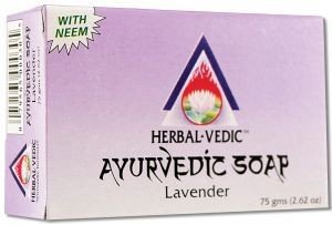 Herbal Vedic Soap - Ayurvedic Lavender 2.62 oz Bar