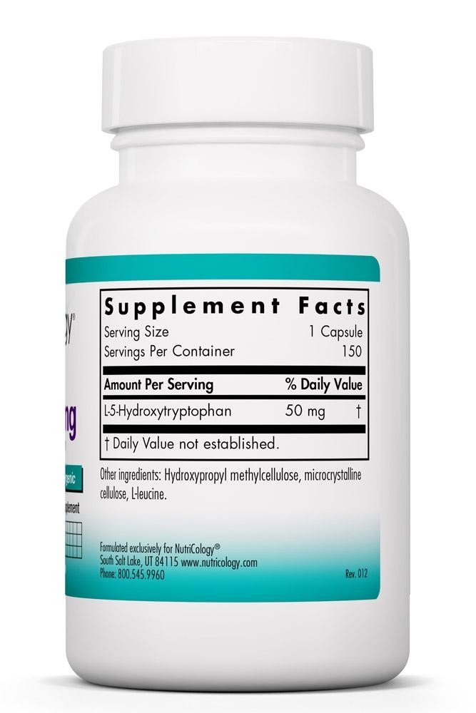 Nutricology 5-HTP L-5-Hydroxytryptophan 150 VegCap