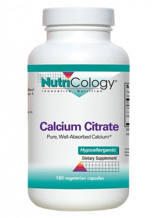 Nutricology Calcium Citrate 180 Capsule