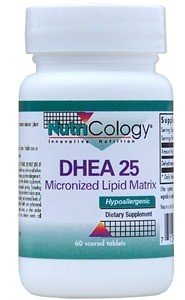 Nutricology DHEA 25mg 60 Tablet