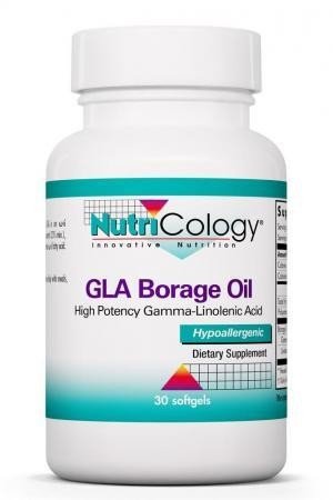 Nutricology GLA Borage Oil 30 Softgel