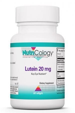 Nutricology Lutein 20mg 60 Softgel