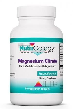 Nutricology Magnesium Citrate 90 VegCap