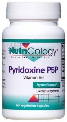 Nutricology Pyridoxine P5P Vitamin B6 60 VegCap