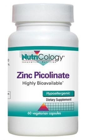 Nutricology Zinc Picolinate 60 VegCap