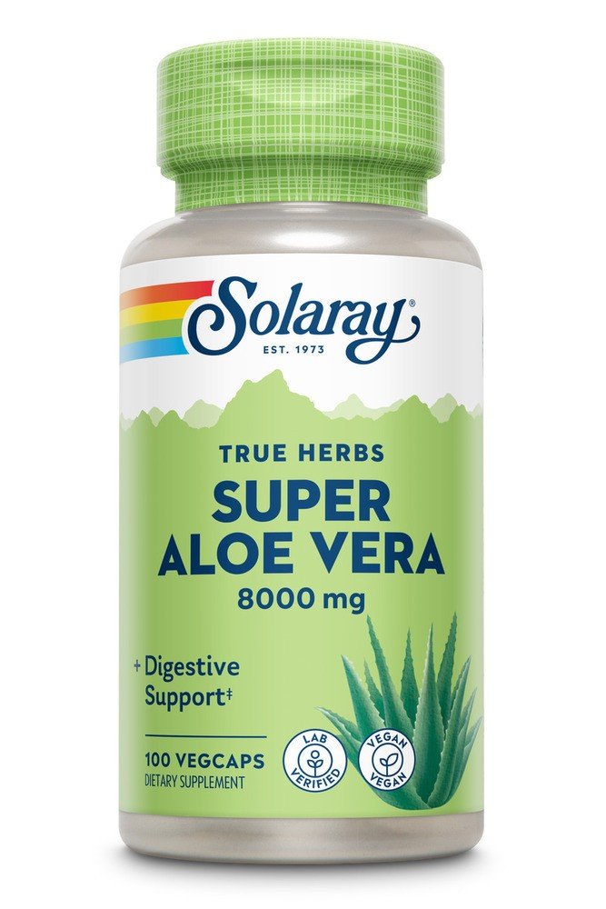 Solaray Super Aloe Vera 8000 mg 100 Capsule