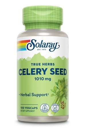 1,010 milligrams Celery Seed | Solaray | True Herbs | Joint Health | Herbal Support | Vegan | Dietary Supplement | 100 VegCaps | VitaminLife
