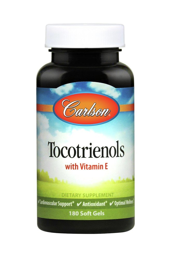 Carlson Laboratories Tocotrienols Complex With Vitamin E 180 Softgel