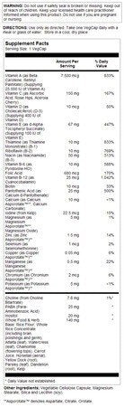 Solaray Once Daily High Energy Iron Free 90 VegCaps